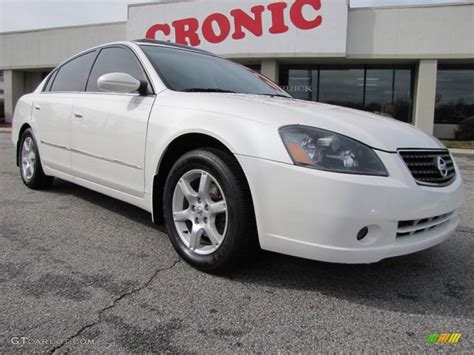 2005 Satin White Pearl Nissan Altima 25 Sl 44653329