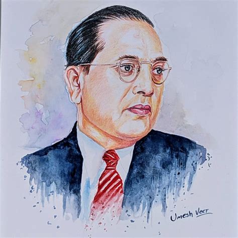 Dr Babasaheb Ambedkar Watercolor sketch | Sketches, Buddha art drawing ...