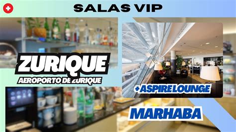 DUAS SALAS VIP DO AEROPORTO DE ZURIQUE CONHEÇA ASPIRE LOUNGE E MARHABA