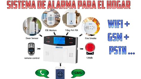 Sistema De Alarma Para El Hogar WiFi GSM PSTN YouTube