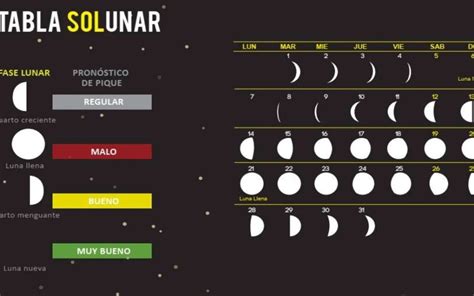 Calendario De Pesca Y Tablas Solunares Hay Pesca