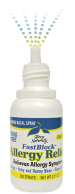 FastBlock Allergy Relief Is A NATURAL Fine Powder Nasal Spray That