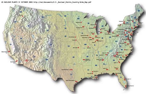 Eyeballing 104 Nuclear Reactors At 63 Power Plants - Power Plants In ...