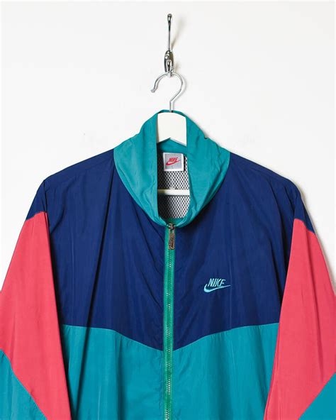 Vintage 90s Blue Nike Windbreaker Jacket X Large Polyester Domno Vintage