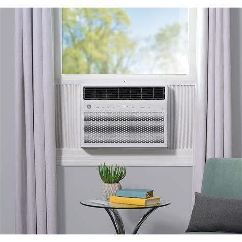 Ge 350 Sq Ft Window Air Conditioner 115 Volt 8000 Btu Energy Star Wi Fi Enabled In The Window