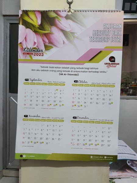 Jual Kalender Dinding 2023 Jilid Spiral Di Lapak Toko Buku Hakiki