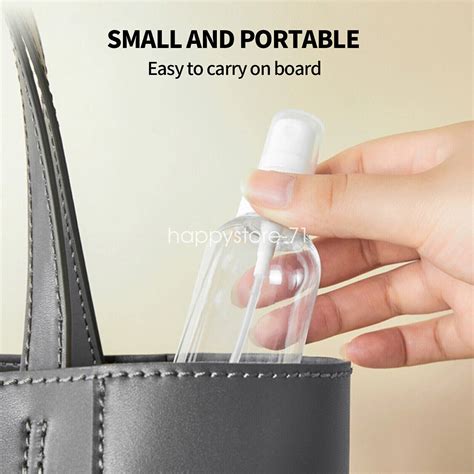 Spray Bottle Ml Empty Clear Travel Transparent Plastic Perfume