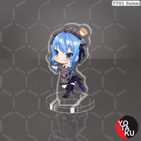 Jual Mini Standee Figure Anime Akrilik Hololive EN Suisei MST68 Seri 3