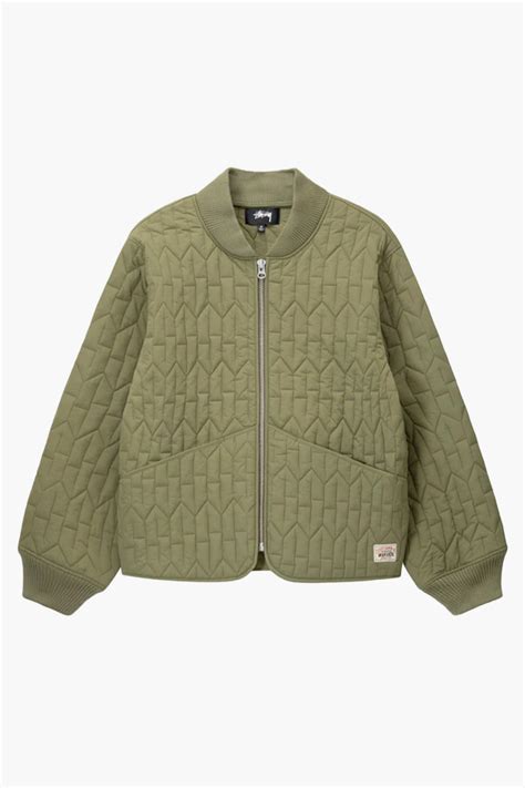 Stussy S Quilted Liner Jacket Olive Graduate Store Fr