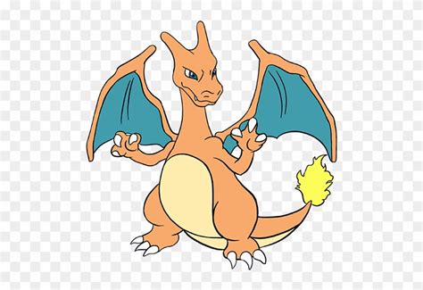 How To Draw Charizard Step Drawing Charizard Clipart 2970652 Pikpng