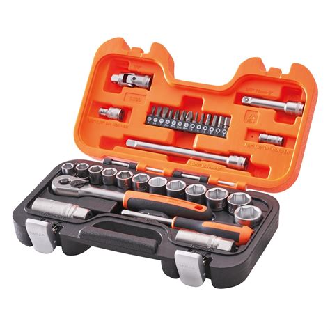 Bahco S330 Socket Set 1 4 And 3 8 Drive 34 Piece Kirby And Wells