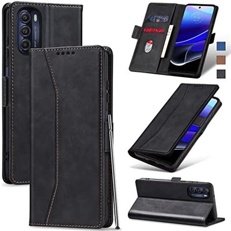 Iweoco Motorola Moto G Stylus G Case Wallet Genuine Leather