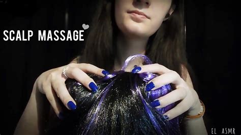 Asmr Scalp Massage ♥ Head Massage Scratching Binaural [no Talking