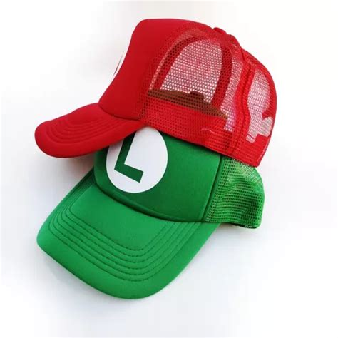 2 Gorras Trucker Mario Bros O Luigi Niño Y Mas Personajes Mebuscar México