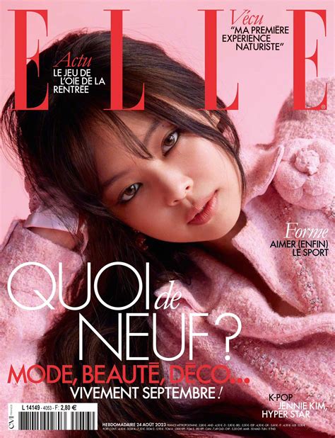 Jennie登上《elle》杂志法国版金九封面jennieelle新浪新闻