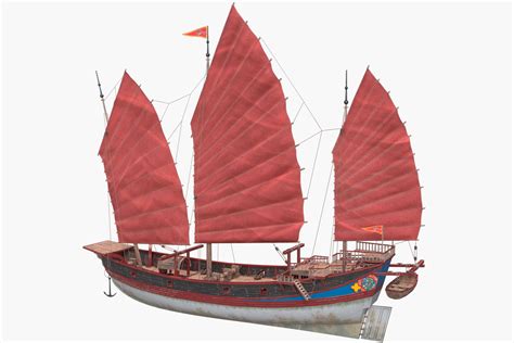 Chinese Junk Ship 3d Model Turbosquid 1930409