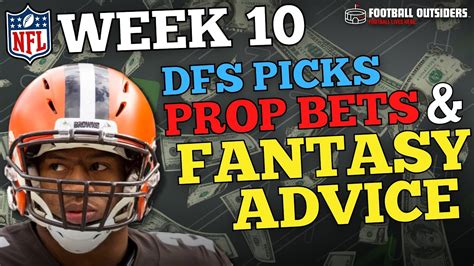 Nfl Week Dfs Picks Prop Bets Fantasy Advice Fo Betting