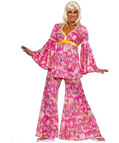 Hippie Flower Power Adult Costume - Women Hippie Costumes