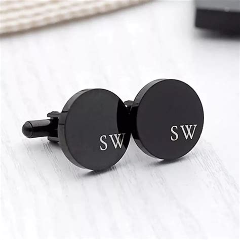 Customized Black Cufflinks