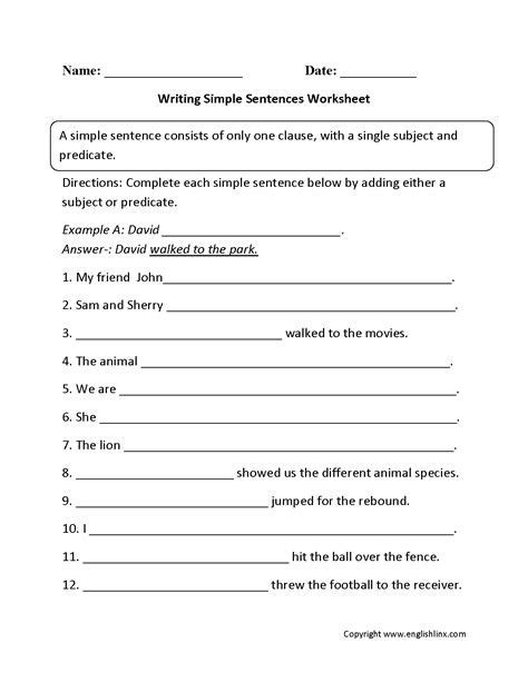 Sentences Worksheets Kinds Of Sentences Worksheets Artofit