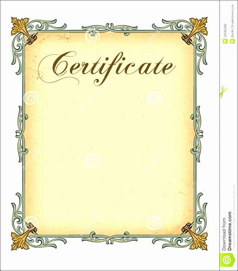 Birth Certificate Template For Microsoft Word Creative Design Templates