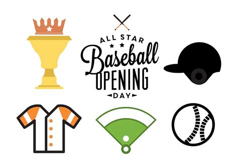 Baseball Opening Day 86059 Vector Art at Vecteezy