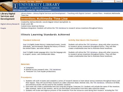 inventions multimedia time  lesson plan   grade lesson planet