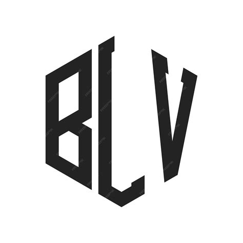 premium vector blv logo design initial letter blv monogram logo