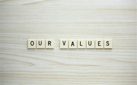 values identify   personal  business values