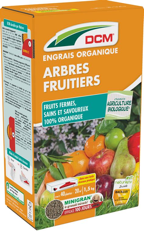 Engrais Arbres Fruitiers DCM DCM