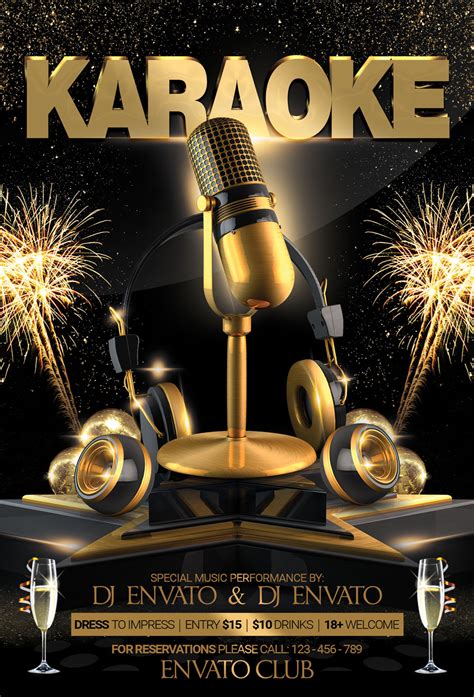 Karaoke Night Party Flyer