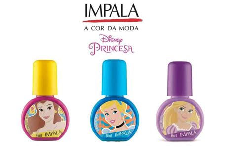 Kit Esmaltes Impala Infantil Princesas Disney Ml Cores Esmalte