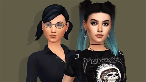 Sims 4 Goth Hair Cc / A new hairstyle 'elizabeth' for your female sims!