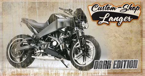 Buell Xb Umbau Dark Edition Custom Shop Langer Harley Shop Langer