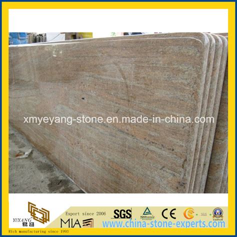 Precut Polished Raw Silk Granite Countertop Slab