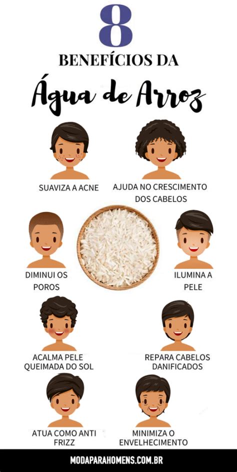 Benef Cios Da Gua De Arroz Para A Sua Beleza Moda Para Homens