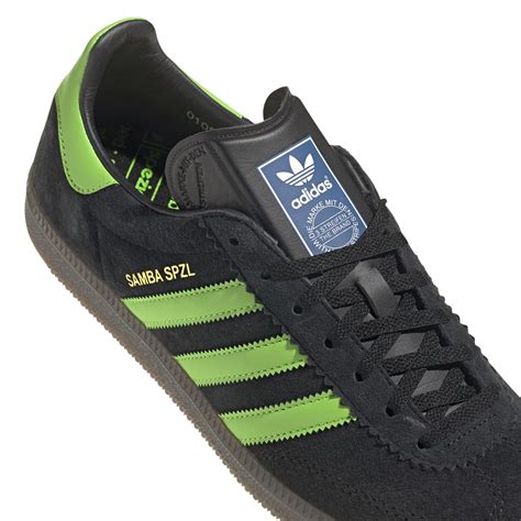 Adidas Spezial Samba Deco Spzl Core Black Lucid Lime Gum If