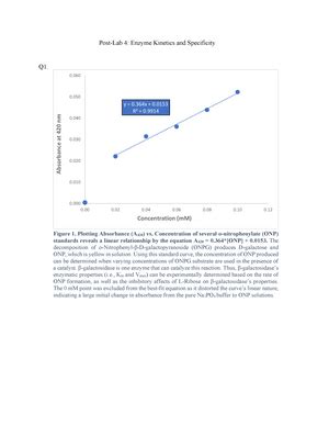 Lab 4 Pre Lab Lab Pre Lab 4 Example Pre Lab 4 Enzyme Kinetics And