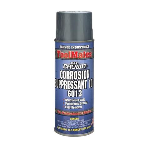 Crown By Aervoe 6013 101 Corrosion Suppressant 16 Oz Aerosol Can