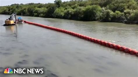 Judge Orders Texas To Remove Anti Migrant Buoys On Rio Grande Youtube