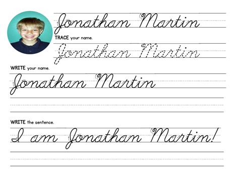 Cursive Name Tracing Worksheets Pdf