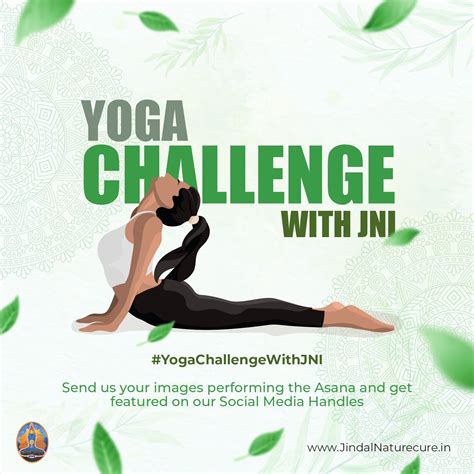 Jindal Naturecure Institute | Yoga Challenge With JNI | Yoga challenge, Yoga, Naturopathy