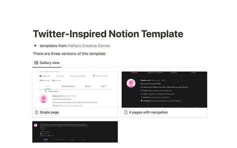 Hafsah Notion Template Creator