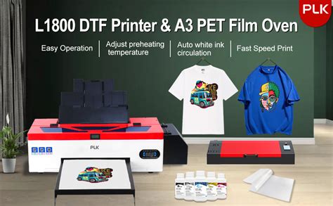 Plk A3 Dtf Printer L1800 Dtf Transfer Printer Direct To