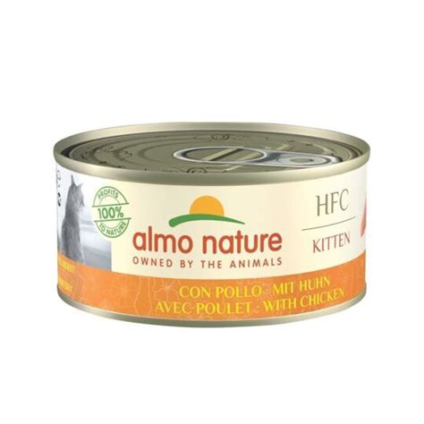 Almo Nature Chat Hfc Kitten Natural Poulet Boîte 150 G la boîte