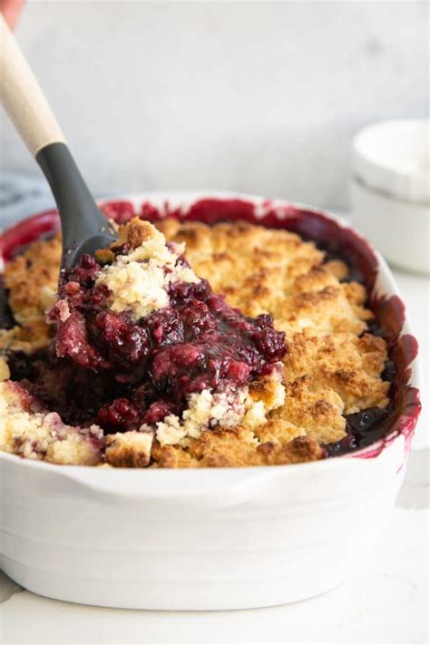 Blackberry Cobbler The Forked Spoon