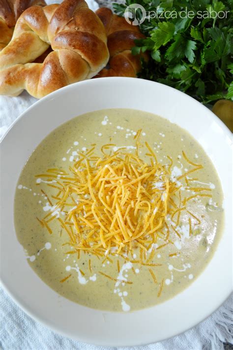 Crema De Br Coli Y Queso Pizca De Sabor