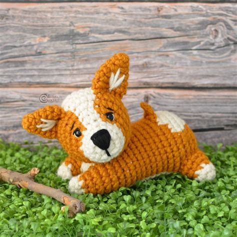 Milo The Baby Corgi Free Crochet Pattern By Elisas Crochet In 2024