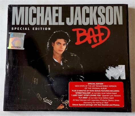 Michael Jackson Bad Special Edition Malaysia Press Cd