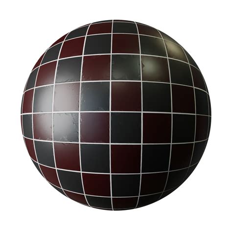 Red And Black Checker Tiles Free Tiles Materials Blenderkit